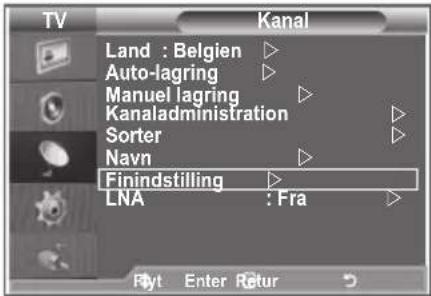 SAMSUNG LE26R89BD - Finindstilling af kanaler - 1