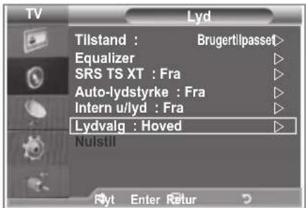 SAMSUNG LE26R89BD - Aflytning af lyd på underbillede - 1