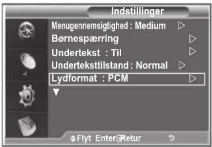SAMSUNG LE26R89BD - Valg af lydformat - 1