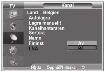 TV Kanal Land : Belgien Autolagra Lagra manuellt Kanalhanteraren Sortera Namn Fininst Av LNA På Fytta Öppnä Tillbaka