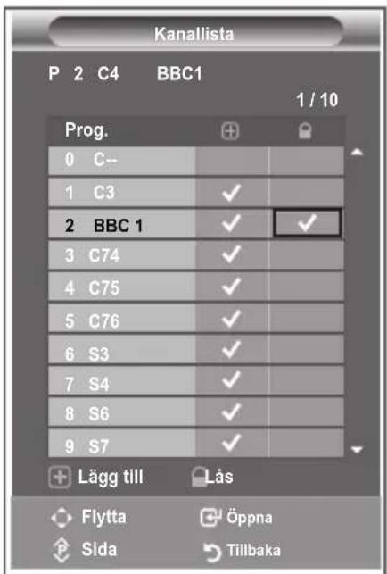 Kanallista P 2 C4 BBC1 1 / 10 Prog. 0 C-- 1 C3 ✓ 2 BBC 1 ✓ ✓ 3 C74 ✓ 4 C75 ✓ 5 C76 ✓ 6 S3 ✓ 7 S4 ✓ 8 S6 ✓ 9 S7 ✓ Lägg till Läs Flytta Öppna Slda Tillbaka