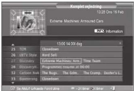 SAMSUNG LE26R89BD - Visning af EPG-informationer (Elektronisk Program Guide) - 2