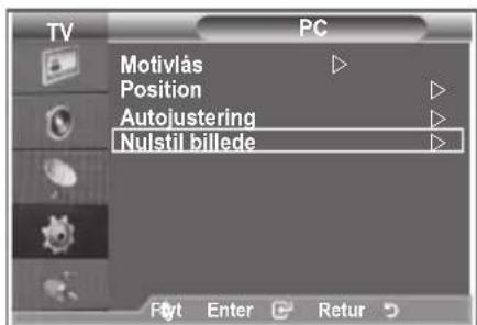 SAMSUNG LE26R89BD - Initialisering af billedindstillinger (Nulstil billede): - 1