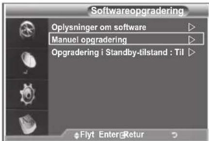 SAMSUNG LE26R89BD - Opgradering af softwaren - 3