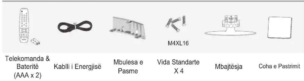 Telekomanda & Bateritë (AAA x 2) Kablli i Energjisë Mbulesa e Pasme M4XL16 Vida Standarte X 4 Mbajtësja Coha e Pastrimit