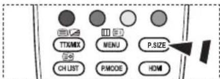 TX/MX MENU P.SIZE CH_UST PMODE HDMI