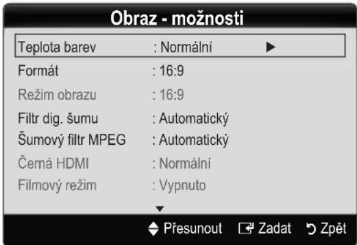 SAMSUNG LE22C450E1W - Obraz - možnosti - 1