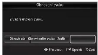Obnovet vise Obnovet režim zvuku Zrušit Přesunout Upravit Zpět