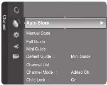 SAMSUNG LE46A696M1M - Storing Channels Automatically - 1