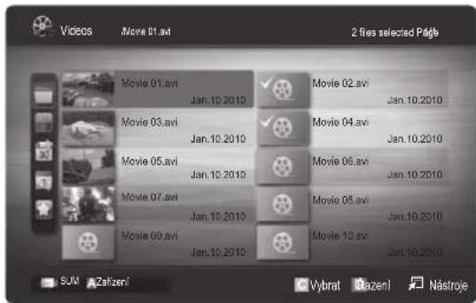 Videos Movie 01.avi 2 files selected Page Movie 01.avi Jan.10.2010 Movie 02.avi Jan.10.2010 Movie 03.avi Jan.10.2010 Movie 04.avi Jan.10.2010 Movie 05.avi Jan.10.2010 Movie 06.avi Jan.10.2010 Movie 07.avi Jan.10.2010 Movie 08.avi Jan.10.2010 Movie 09.avi Jan.10.2010 Movie 10.avi Jan.10.2010 SUV Zahzeni Vybrat Razeni Nástroje