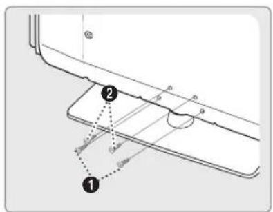 SAMSUNG LE37B535P7W - Installing the Stand - 3