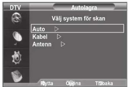 SAMSUNG LE37A656A1C - Uppdatera kanallistan automatiskt - 1