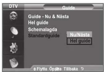 SAMSUNG LE37A656A1C - Ställa in Standardguide - 1
