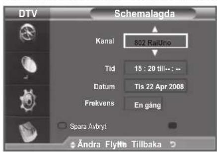 SAMSUNG LE37A656A1C - Använda Schemalagda - 5