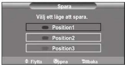 SAMSUNG LE37A656A1C - Komma ihåg positionen - 3