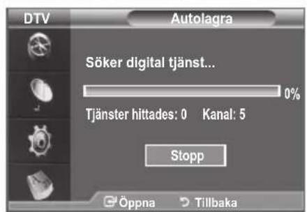 SAMSUNG LE37A656A1C - Uppdatera kanallistan automatiskt - 2
