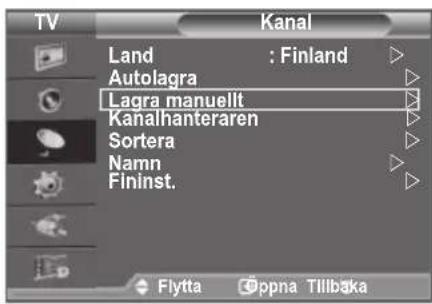 SAMSUNG LE37A656A1C - Lagra kanaler automatiskt - 1
