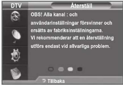 SAMSUNG LE37A656A1C - Återställa - 2
