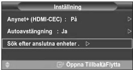 SAMSUNG LE37A656A1C - Söka och växla mellan Anynet+-enheter - 2