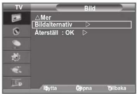 SAMSUNG LE37A656A1C - Det går att återgå till fabriksinställningarna för bilden. - 2