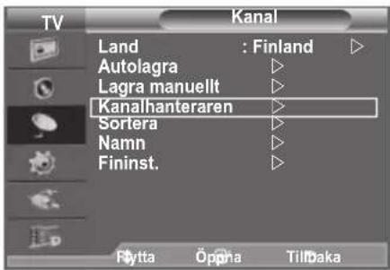 SAMSUNG LE37A656A1C - Lägga till / låsa kanaler - 1
