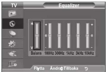 SAMSUNG LE37A656A1C - ♦ Equalizer: Balans/100Hz/300Hz/1kHz/3kHz/10kHz - 1