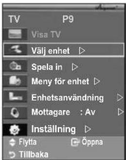 SAMSUNG LE37A656A1C - Söka och växla mellan Anynet+-enheter - 1