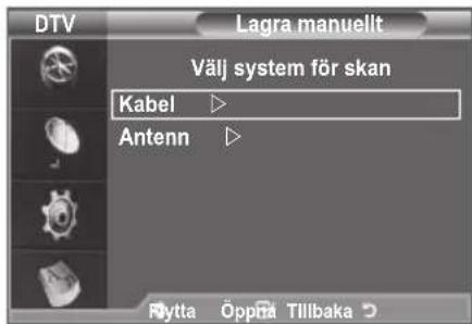 SAMSUNG LE37A656A1C - Du kan ange kanal för en snabbsökning efter kanaler. - 1