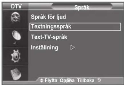 SAMSUNG LE37A656A1C - Välja önskat språk - 2