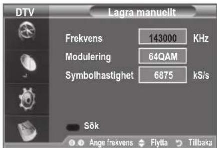 SAMSUNG LE37A656A1C - När du väljer "Kabel": - 1