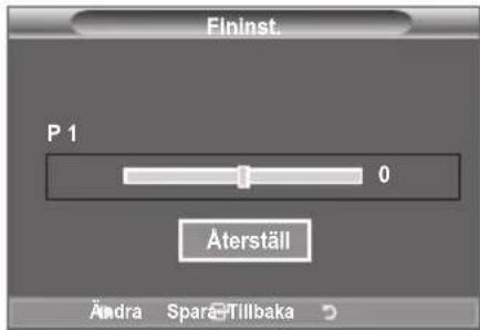 SAMSUNG LE37A656A1C - Fininställning av kanalmottagningen - 2