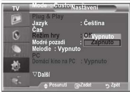 SAMSUNG LE32S86BD - Použití režimu hry - 2