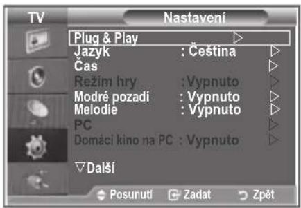 SAMSUNG LE32S86BD - Pokud chcete tuto funkci nastavit znovu... - 1