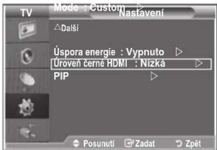 SAMSUNG LE32S86BD - Úroveň černé HDMI - 1