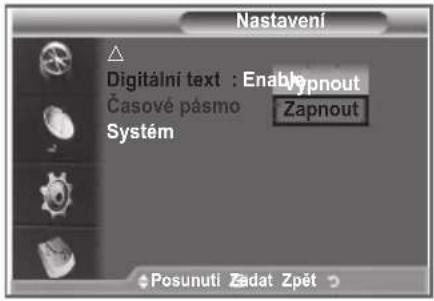 SAMSUNG LE32S86BD - Výběr digitálního textu (Pouze Velká Británie) - 1