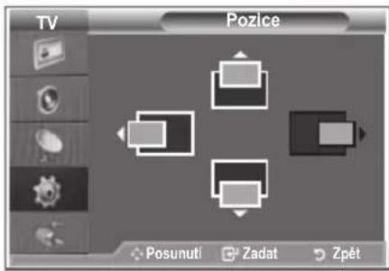 SAMSUNG LE32S86BD - Změna pozice obrazu: - 2