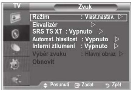 SAMSUNG LE32S86BD - Změna standardu zvuku - 1