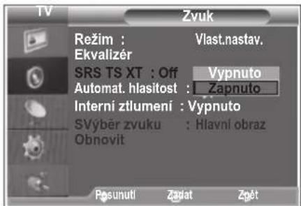 SAMSUNG LE32S86BD - Nastavení TruSurround XT (SRS TS XT) - 3