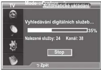 SAMSUNG LE32S86BD - Automatická aktualizace seznamu kanálů - 1