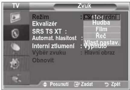 SAMSUNG LE32S86BD - Změna standardu zvuku - 2