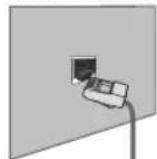 SAMSUNG UE40ES6535U - Netværksforbindelse - kabel - 1