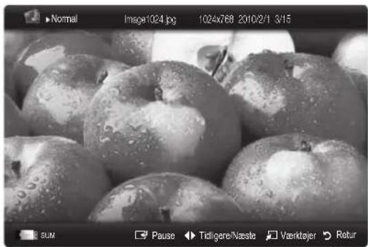 SAMSUNG UE40C5105QW - Visning af et foto (eller diasshow) - 1