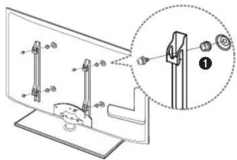 SAMSUNG UE40C5105QW - Klargøring inden installering af vægbeslaget - 2