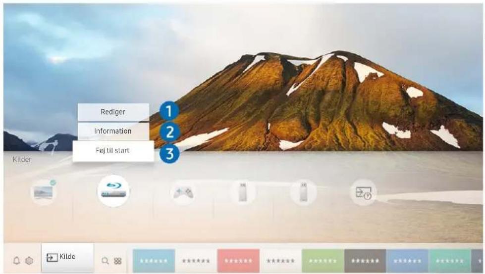 Rediger Information Føj til start Kilider Kilde