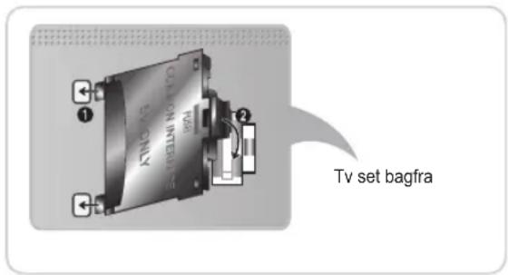 SAMSUNG UE32D6205TS - Tilslutning af CI Card-adapter - 1