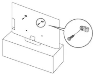SAMSUNG UE28N4305AK - Preventing the TV from falling - 1