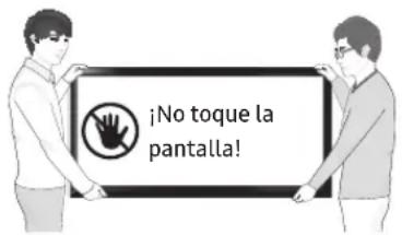 ¡No toque la pantalla!