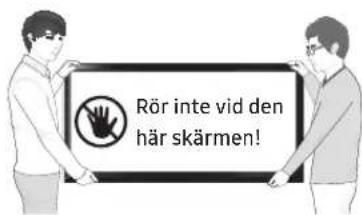 Rör inte vid den här skärmen!