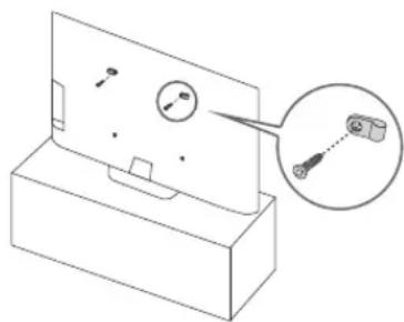 SAMSUNG UE24N4305AK - Verwenden des Kippschutzes - 1