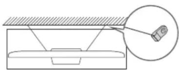 SAMSUNG UE24N4305AK - Preventing the TV from falling - 2